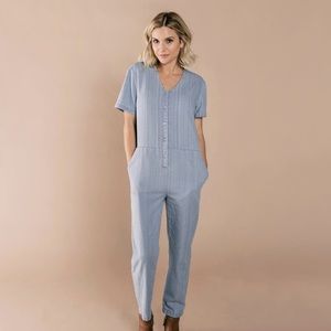 Rylee & Cru Denim jumpsuit